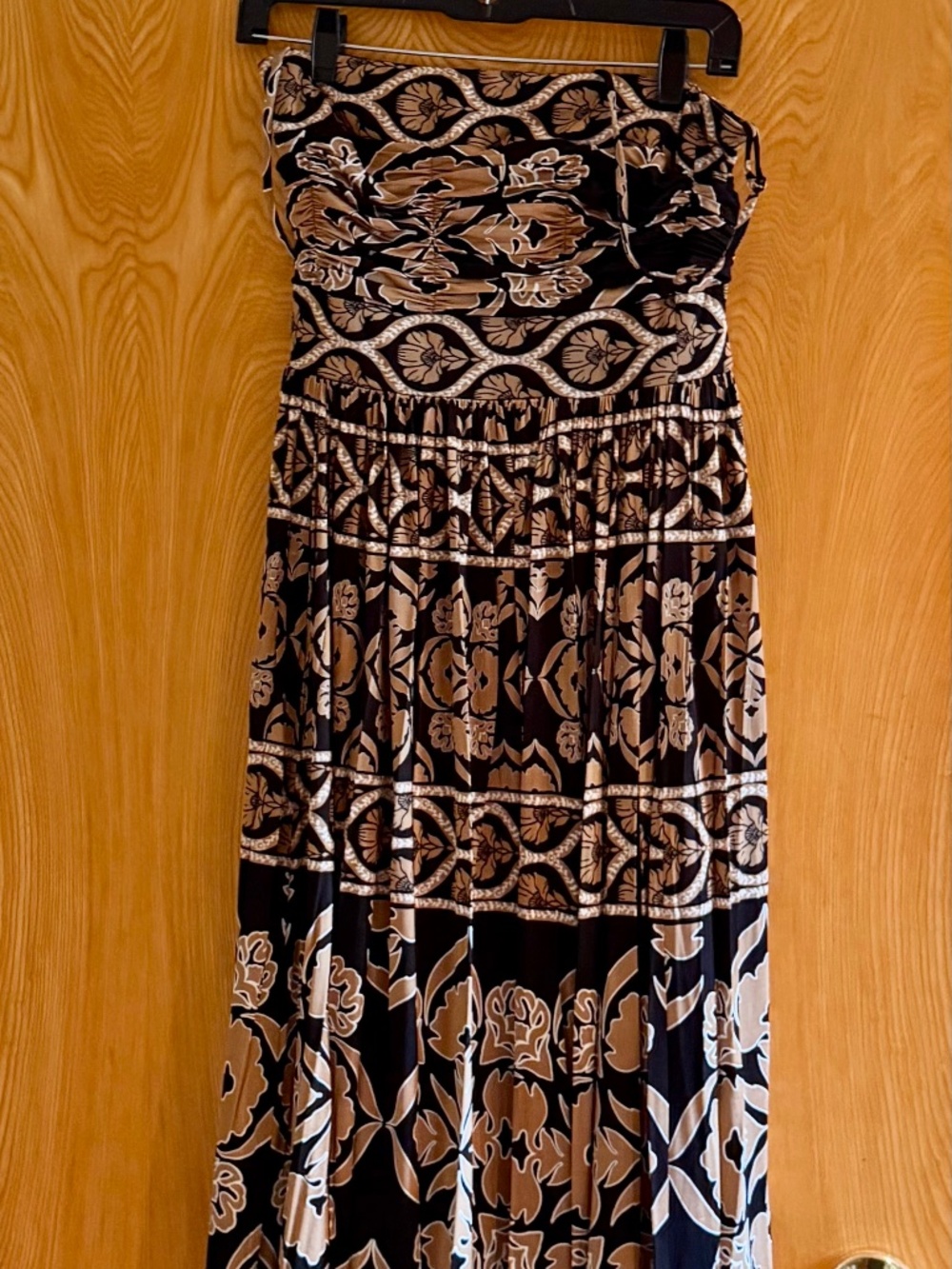 White House Black Market Summer halter dress with spaghetti straps